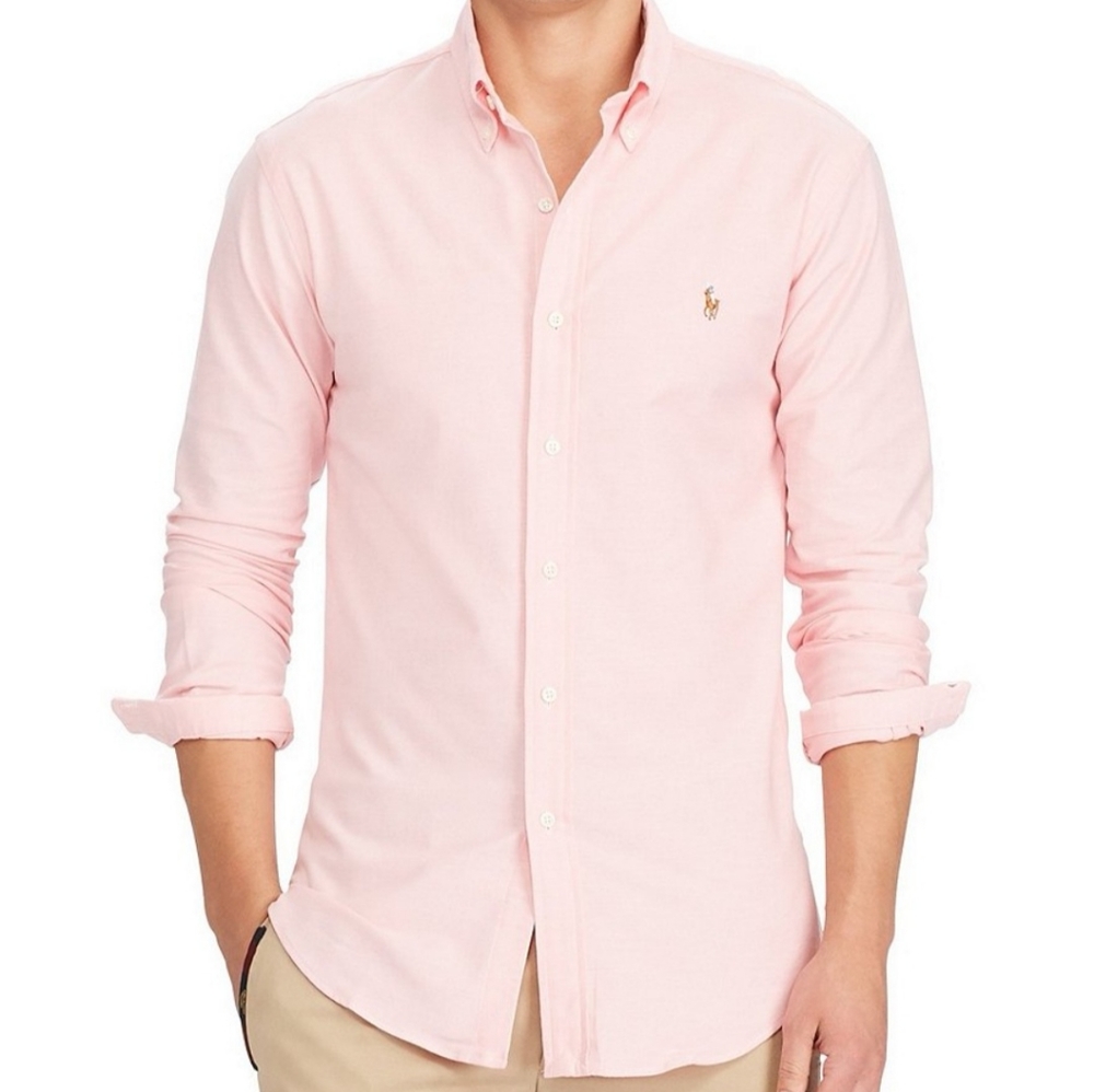 NWT Polo Ralph Lauren Slim-Fit Solid Stretch Shirt